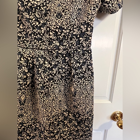 H&M Embroidered Dress - Blue and Tan size 6 - Picture 5 of 9